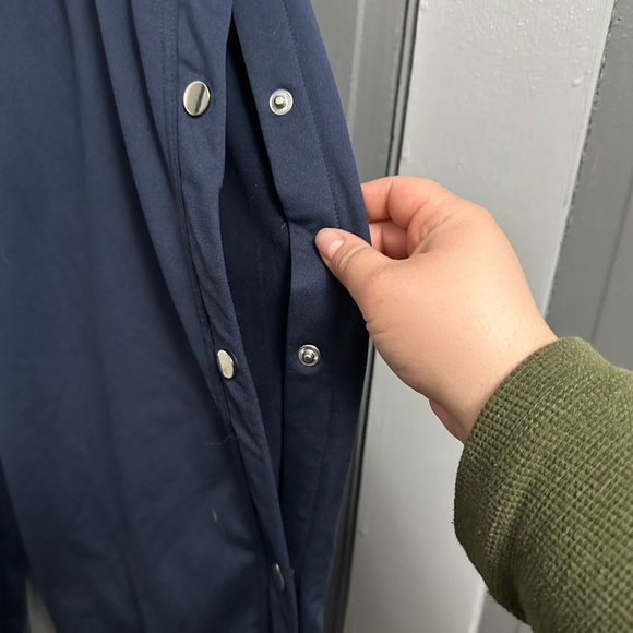 Fabletics Blue Maxi Skirt with Slit and Tie Front for Casual Wear - Picture 8 of 10